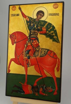 St Demetrius the Great Martyr Icon Hand Painted Byzantine Orthodox