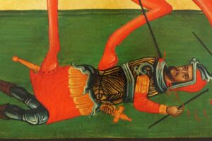 St Demetrius the Great Martyr Icon Hand Painted Byzantine Orthodox