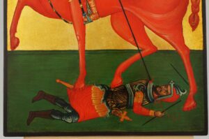 St Demetrius the Great Martyr Icon Hand Painted Byzantine Orthodox