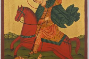 St Demetrius the Great Martyr Icon Hand Painted Byzantine Orthodox
