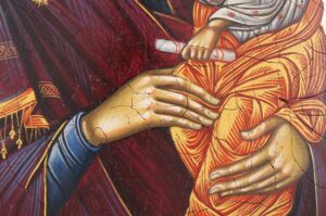 Theotokos Hodegetria Icon Hand Painted Byzantine Orthodox