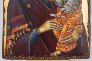 Theotokos Hodegetria Icon Hand Painted Byzantine Orthodox