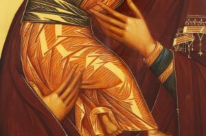 Theotokos of Vladimir Icon Hand Painted on Wood Byzantine Orthodox