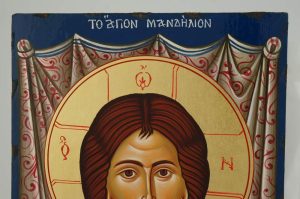 christ holy face (mandylion) icon hand painted orthodox