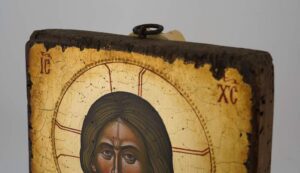 christ pantocrator icon mount athos byzantine