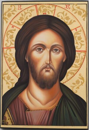jesus christ icon hand painted orthodox