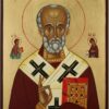 st nicholas the miracle worker icon hand painted orthodox
