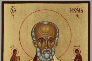 st nicholas the miracle worker icon hand painted orthodox