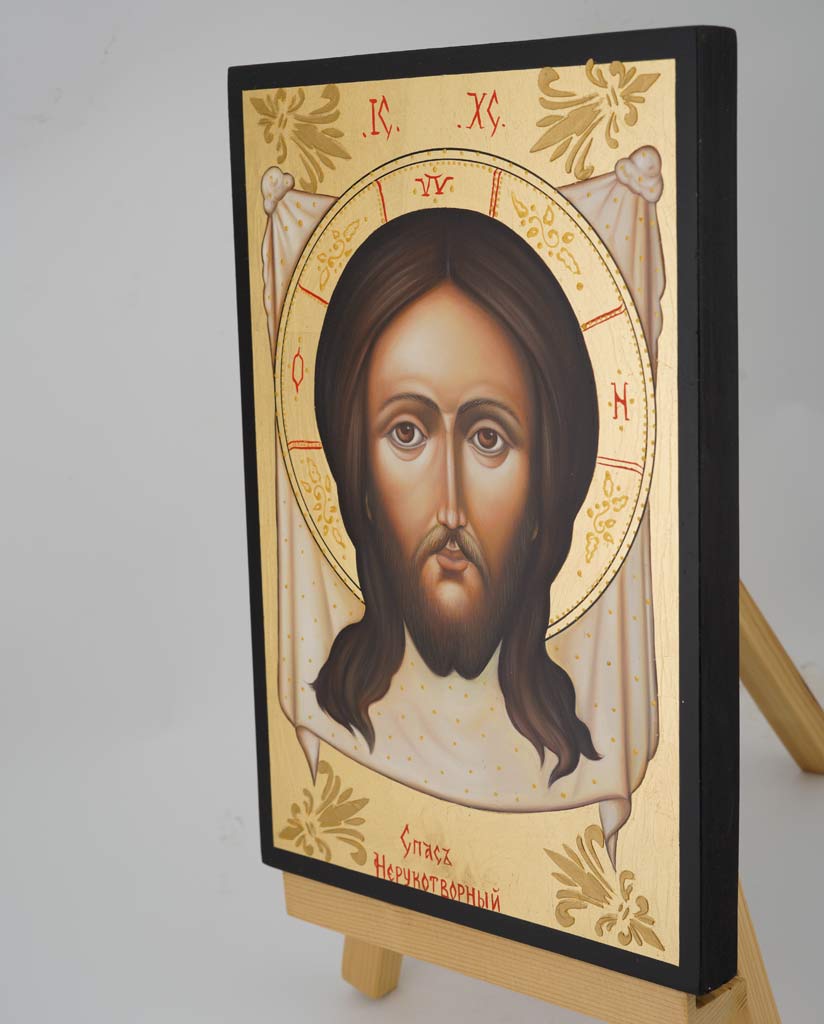 the holy face mandylion icon hand painted orthodox