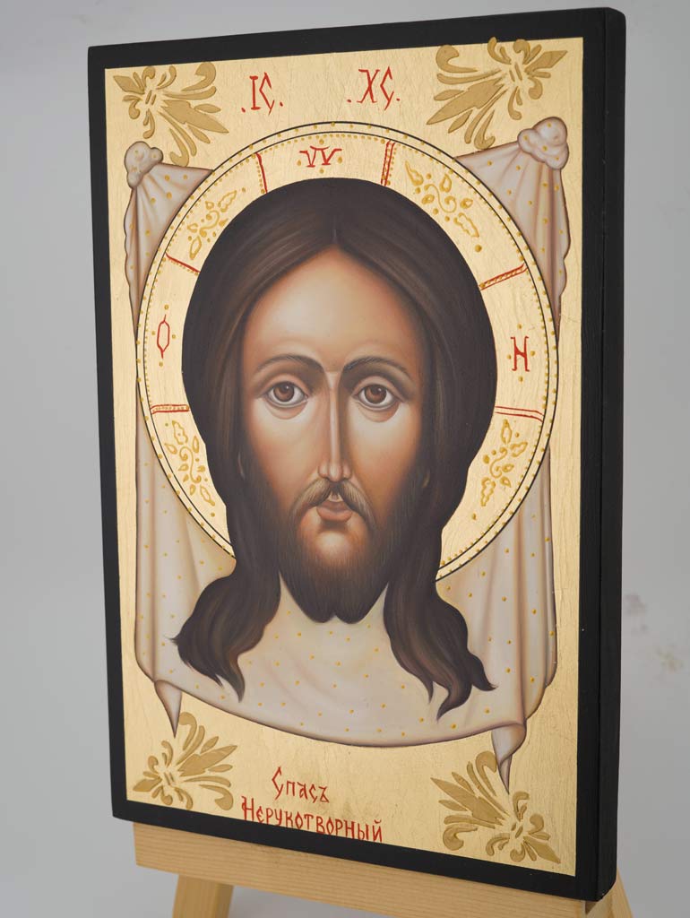 the holy face mandylion icon hand painted orthodox