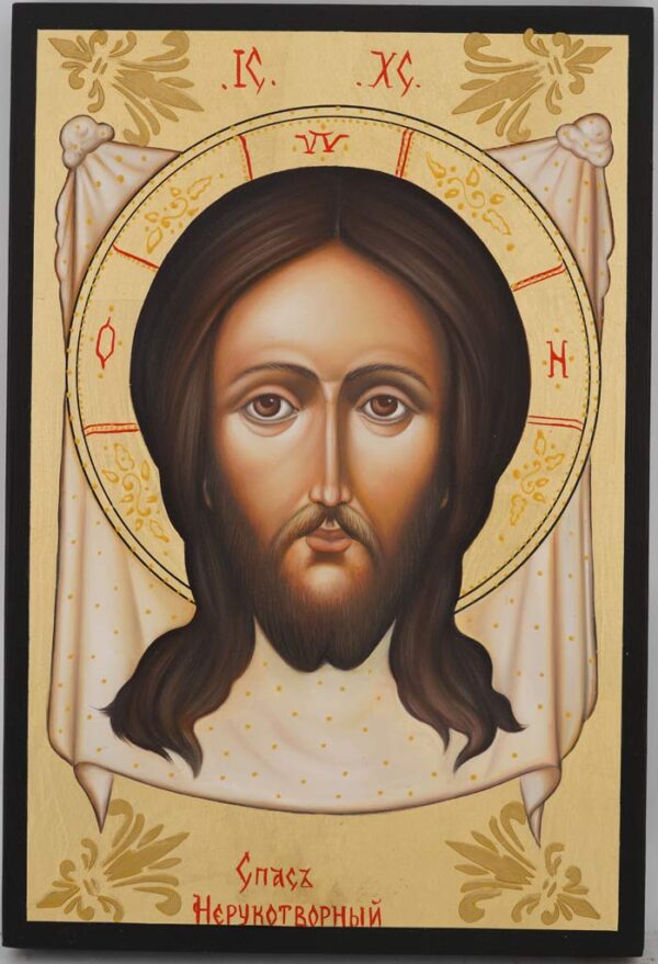 the holy face mandylion icon hand painted orthodox