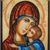 theotokos sweet loving icon hand painted orthodox on wood
