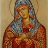 virgin mary extreme humility icon hand painted greek