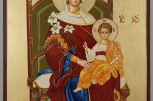 Our Lady of Walsingham Icon Hand Painted Byzantine Orthodox