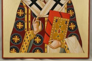 Saint Theophan the Recluse cm Hand Painted Orthodox Icon on Wood
