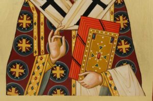 Saint Theophan the Recluse cm Hand Painted Orthodox Icon on Wood