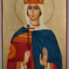 St Catherine of Alexandria Icon Hand Painted Byzantine Orthodox