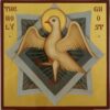 The Holy Spirit Ghost Hand Painted Orthodox Icon on Wood