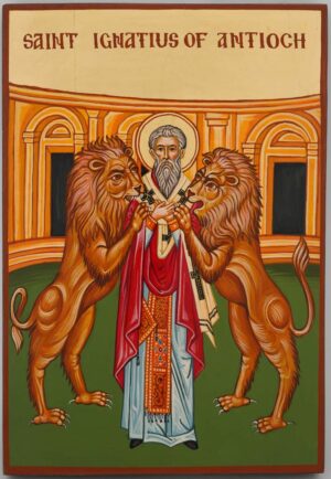 saint ignatius of antioch icon hand painted orthodox