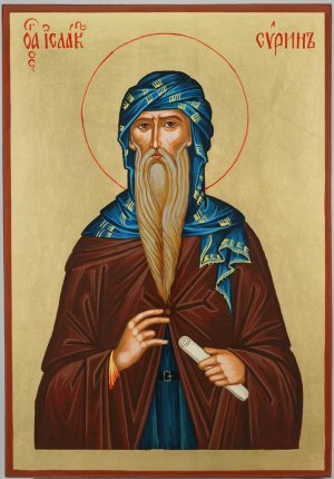 saint isaac the syrian icon hand painted orthodox