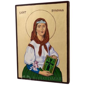 st dymphna icon