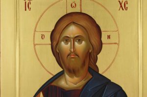 Chirst Pantocrator Icon Vatopedi Monastery Hand Painted Byzantine Orthodox