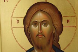 Chirst Pantocrator Icon Vatopedi Monastery Hand Painted Byzantine Orthodox