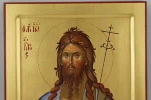 St John the Baptist Icon Hand Painted Byzantine Orthodox