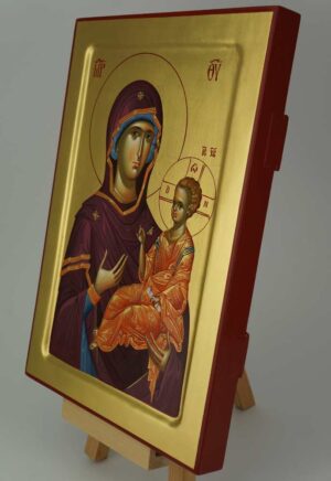 Theotokos Hodegetria Icon Hand Painted Byzantine Orthodox