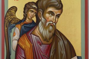 Apostle Matthew the Evangelist Icon Hand Painted Orthodox