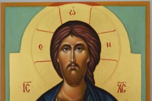 Christ Pantocrator Icon Hand Painted Byzantine Orthodox
