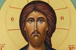 Christ Pantocrator Icon Hand Painted Byzantine Orthodox