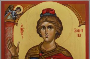 Holy Prophet Daniel Icon Hand Painted Orthodox Byzantine