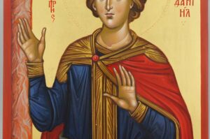 Holy Prophet Daniel Icon Hand Painted Orthodox Byzantine