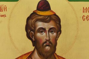 Holy Prophet Moses Icon Hand Painted Orthodox Byzantine