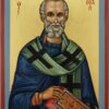 Saint Nicholas of Myra Icon Hand Painted Byzantine