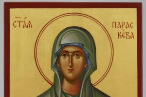 Saint Paraskevi Icon Hand Painted Byzantine Orthodox