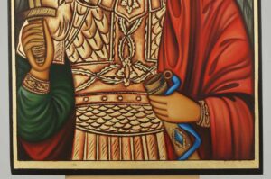 St Archangel Michael Icon Hand Painted Byzantine Orthodox