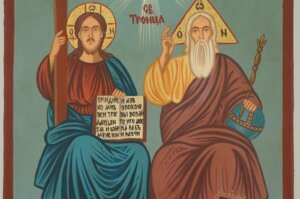 holy trinity new testament icon hand painted orthodox