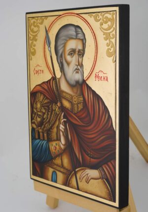 saint menas icon hand painted orthodox