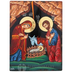 nativity gold halo icon