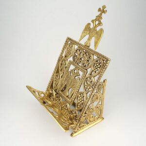 Deluxe Brass Byzantine Display Stand