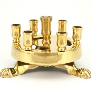 Seven Candle Brass Candle Holder Orthodox Stand