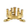 Seven Candle Brass Candle Holder Orthodox Stand