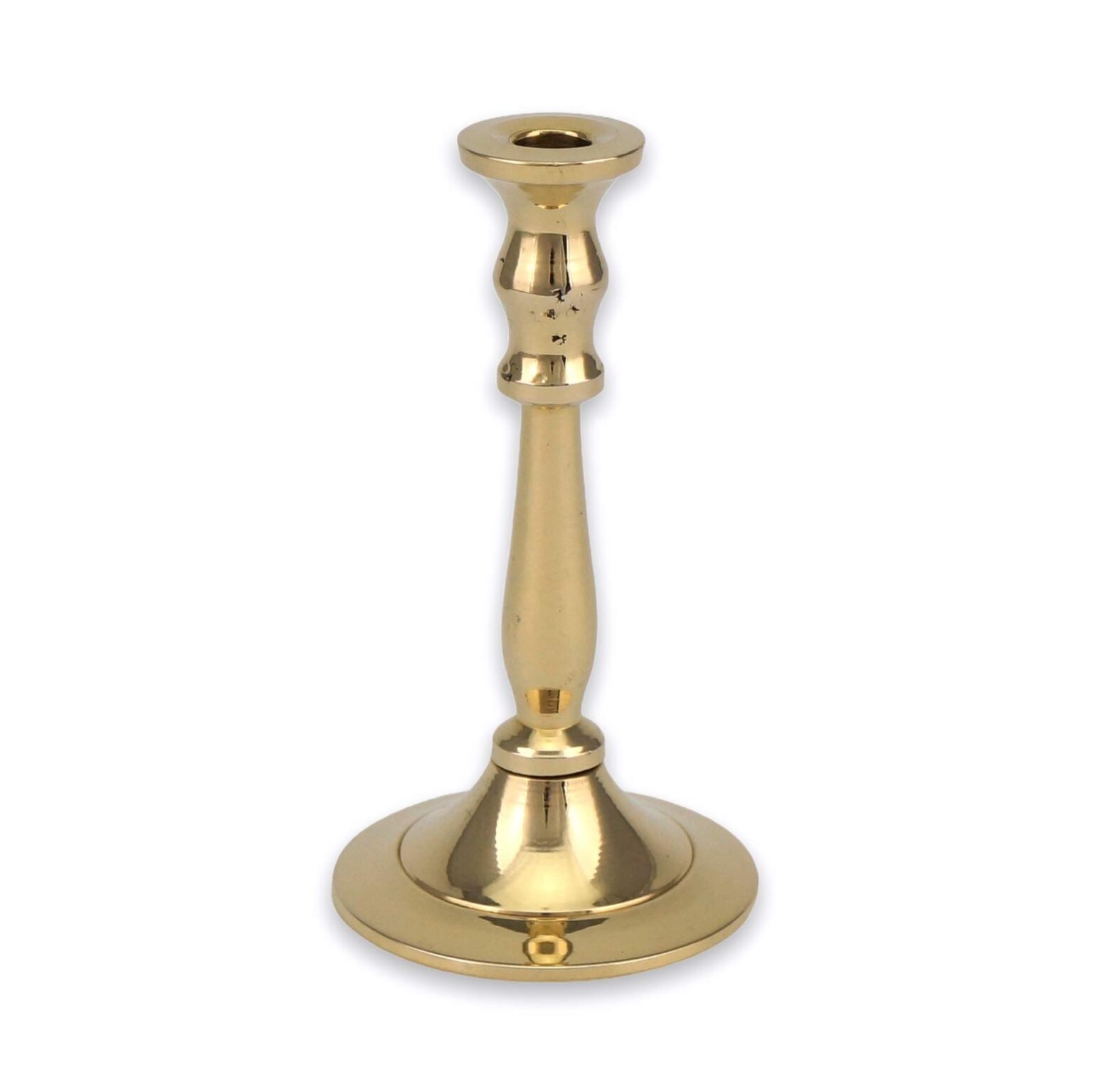 Single Brass Candlestick Holder Church Candle Holders BlessedMart