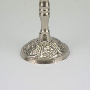 Single Nickel Plated Candle Holder Candlestick