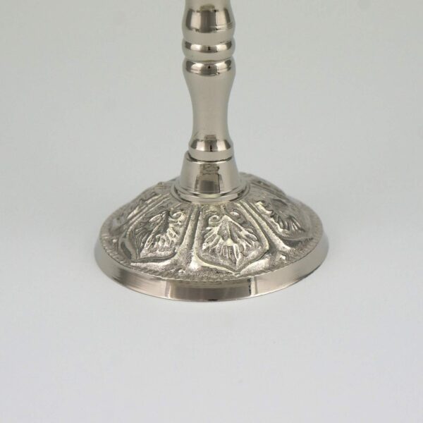 Single Nickel Plated Candle Holder Candlestick
