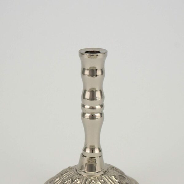 Single Nickel Plated Candle Holder Candlestick