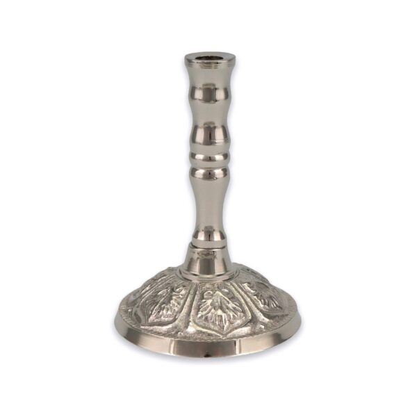 Single Nickel Plated Candle Holder Candlestick