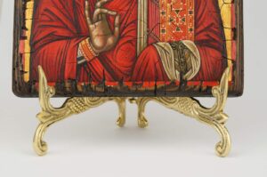 Traditional Brass Icon Stand